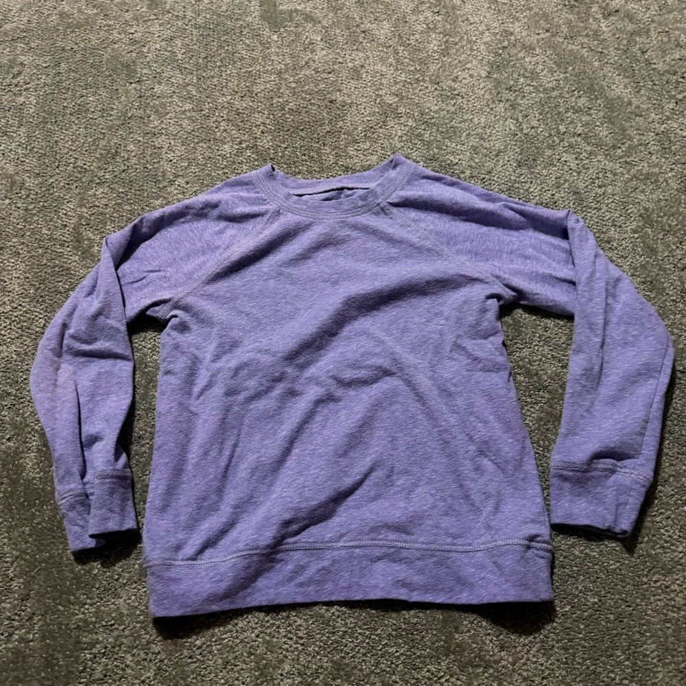 Primary young kids‎ long sleeve purple shirt size 6/7